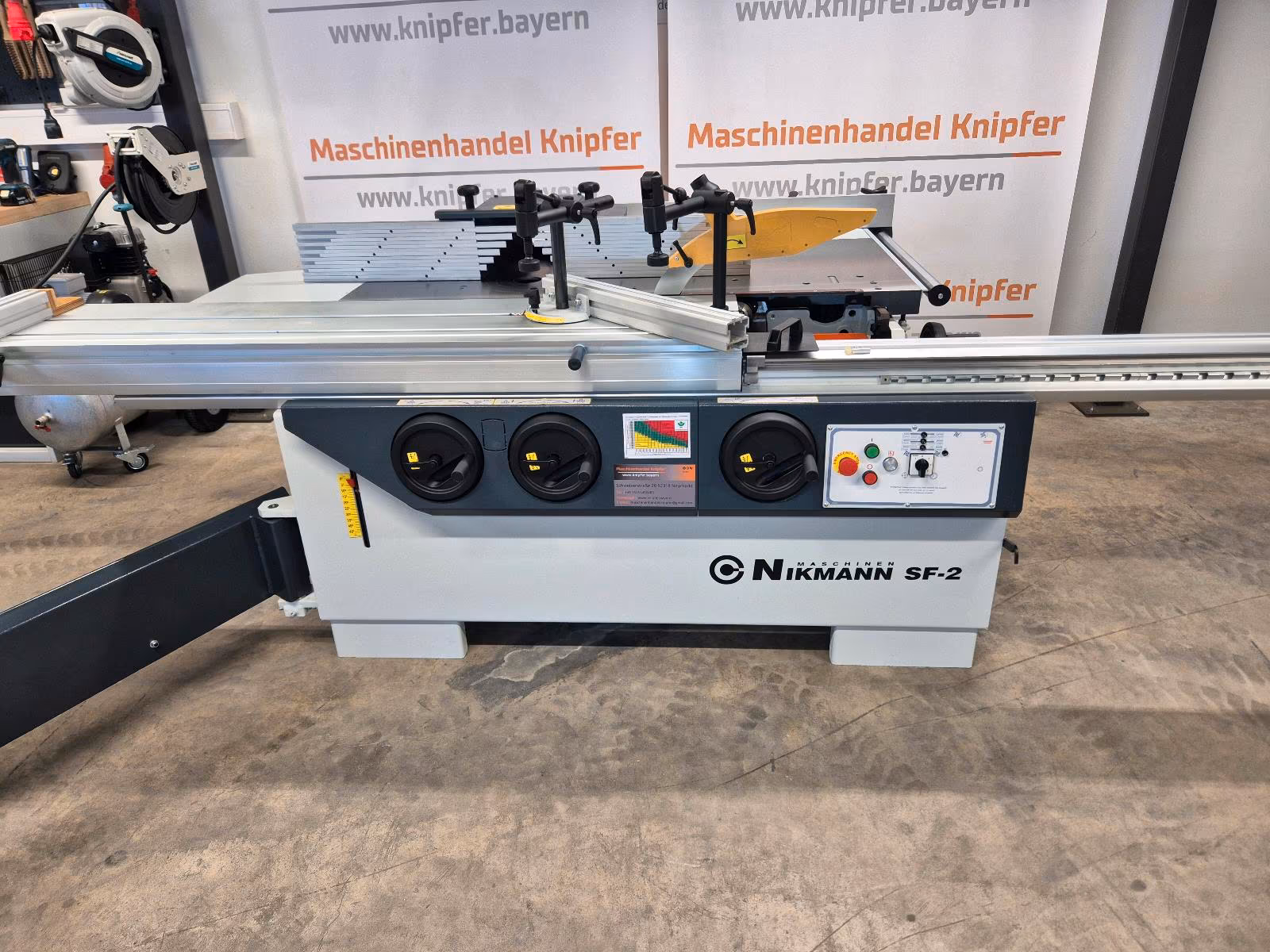 Nikmann SF-2 Formatkreissäge Kombi Tischfräse Integral Fräse 45°