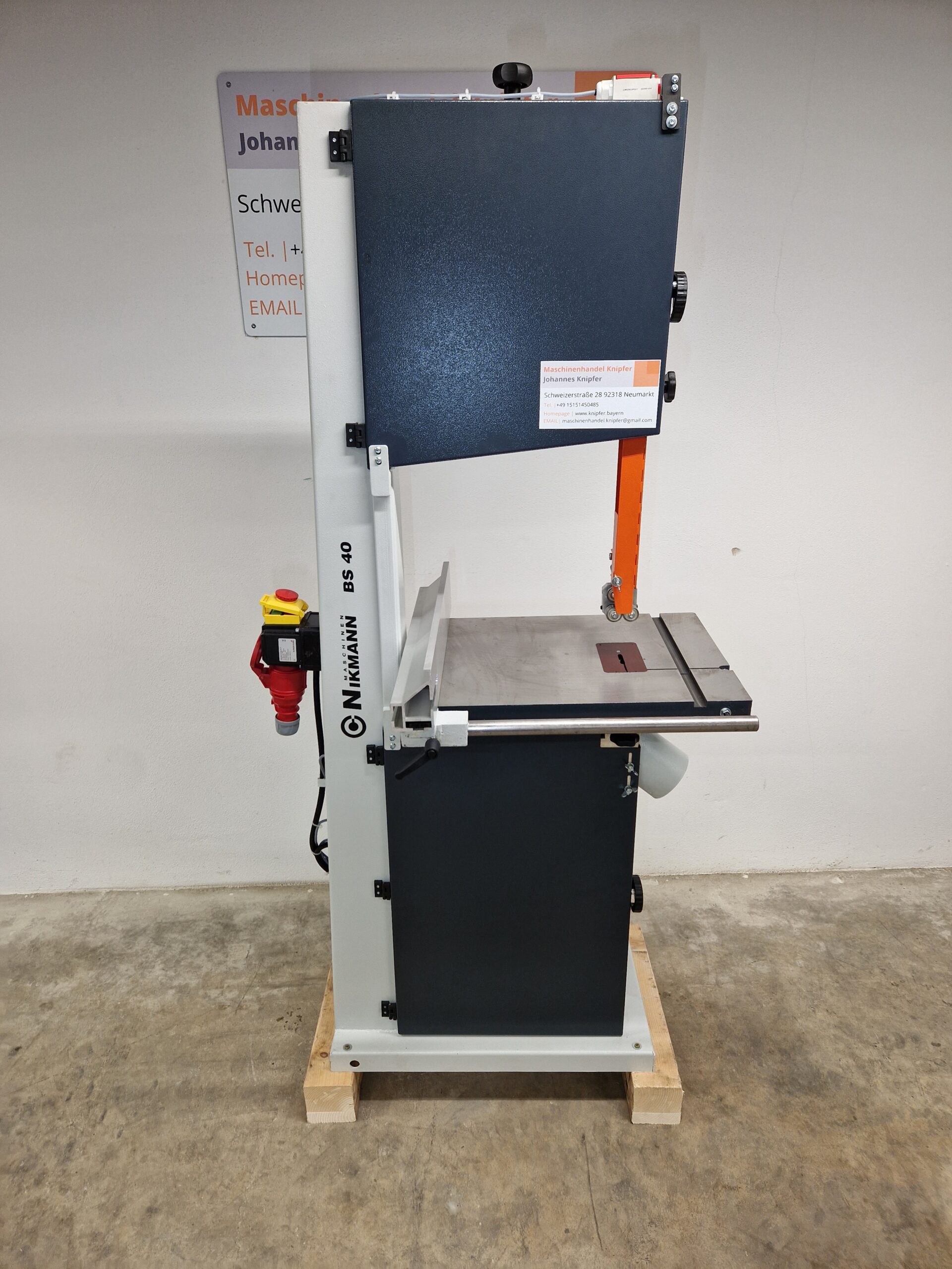 Nikmann BS 40 Bandsäge Holzbandsäge 4kW 45° Schwenkbar