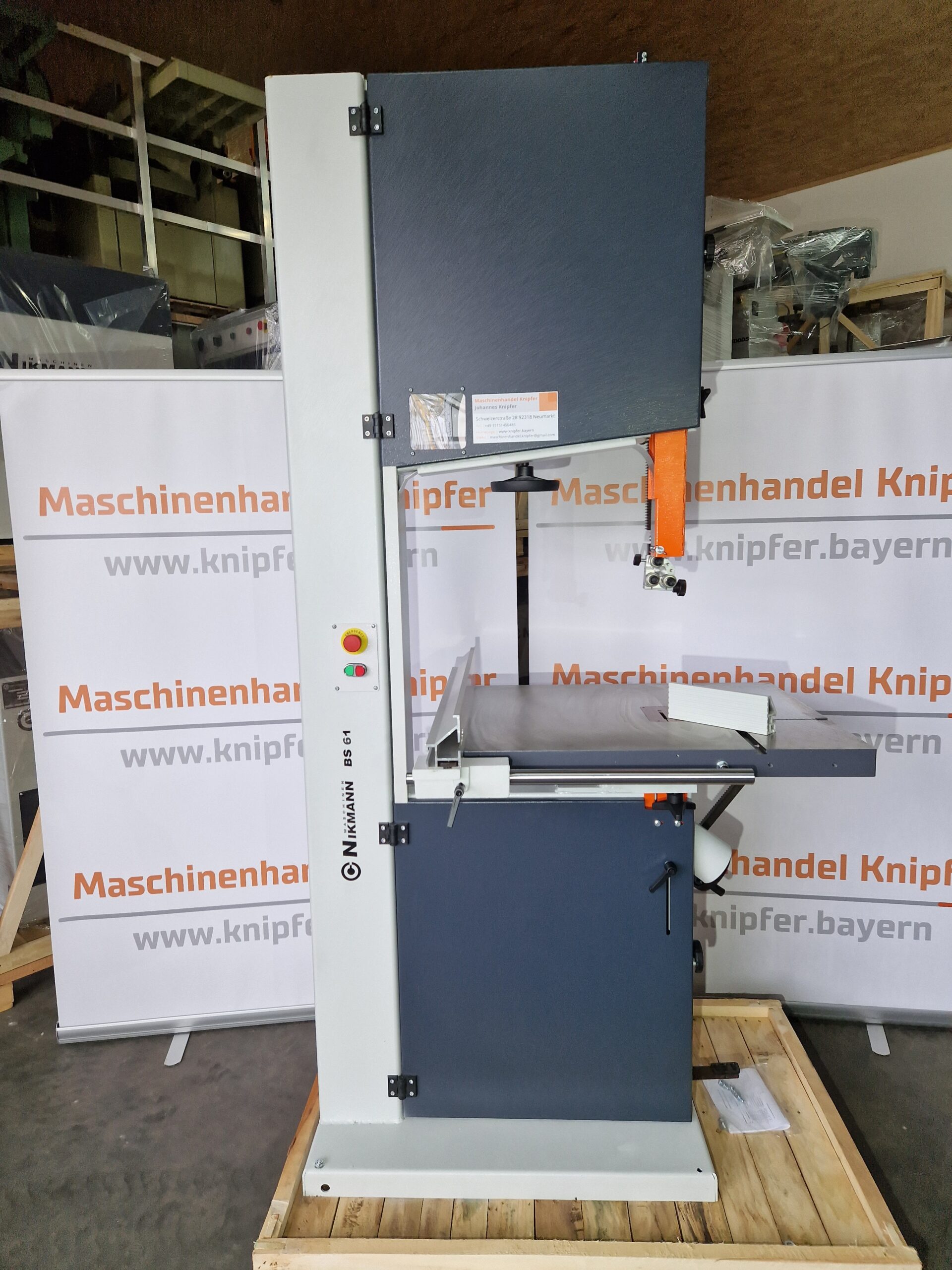 Nikmann BS 61 Bandsäge Holzbandsäge 45° schwenkbar 4kW Top 60 – Bild 4