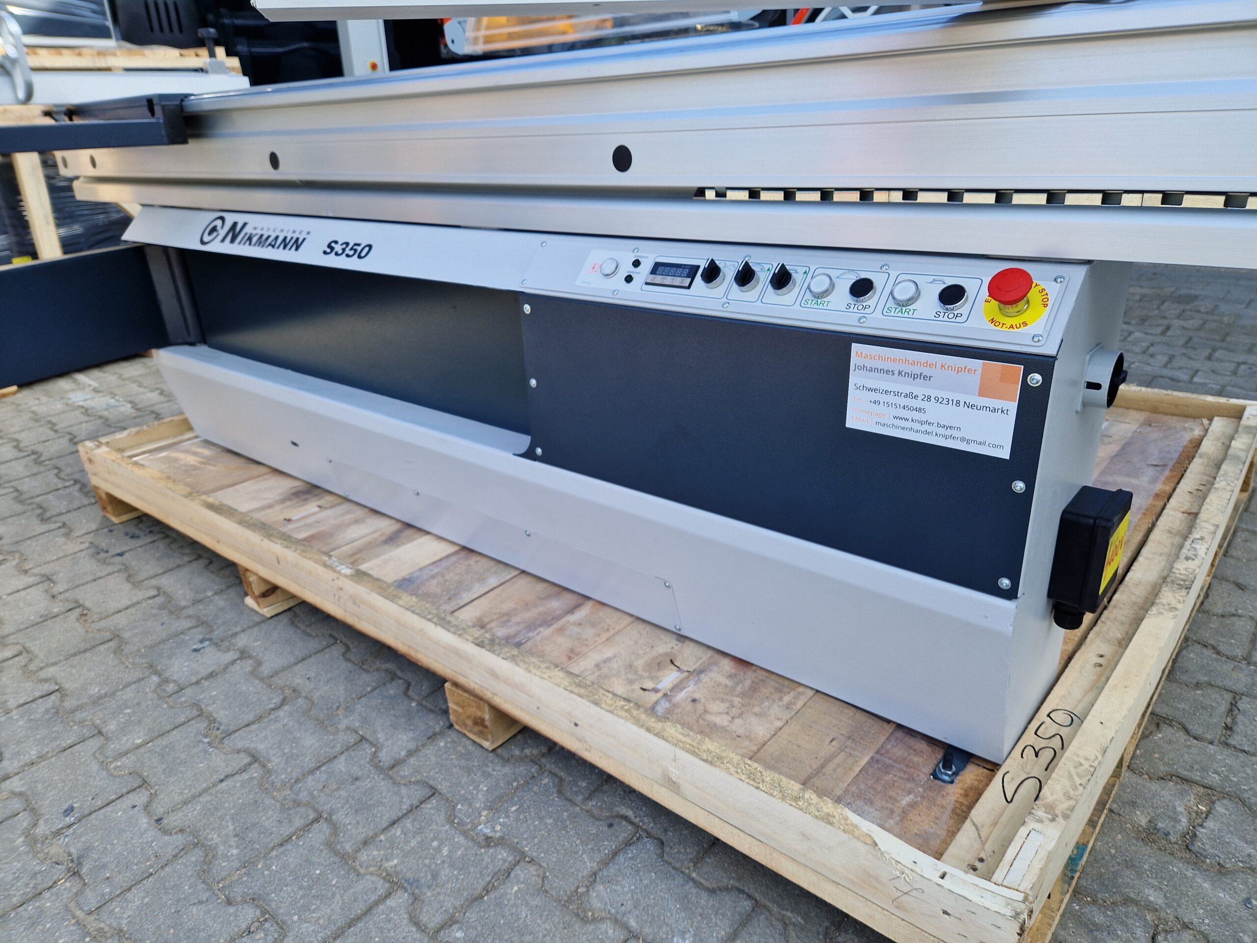 Nikmann S350 Formatkreissäge NEU 7,5kW 320cm Kreissäge – Bild 3